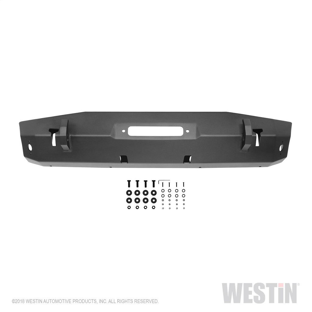 Westin 59-80005 WJ2 Stubby Front Bumper w/Bull Bar Fits 07-18 Wrangler (JK)