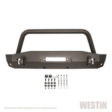 Load image into Gallery viewer, Westin 59-80015 WJ2 Stubby Front Bumper w/Bull Bar Fits 07-18 Wrangler (JK)