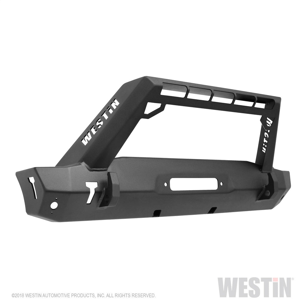 Westin 59-80025 WJ2 Stubby Front Bumper w/LED Light Bar Mount Fits Wrangler (JK)