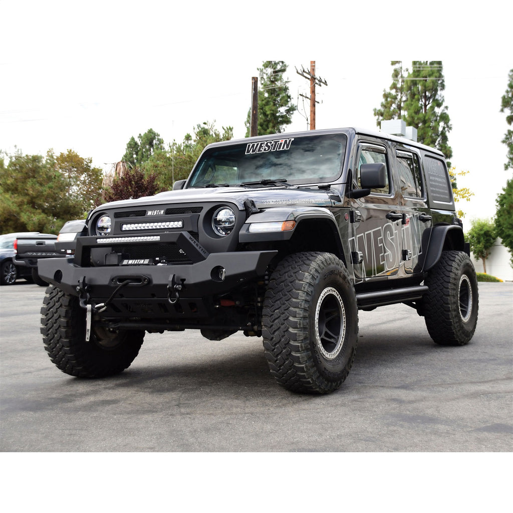 Westin 59-80125 WJ2 Full Width Front Bumper w/LED Light Bar Mount