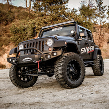 Load image into Gallery viewer, Westin 59-9525-12JKB5 Marksman Full Width Front Bumper w/Bull Bar