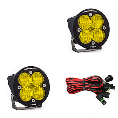 Baja Design 597815 LED Light Pods Amber Lens Wide Cornering Pair Squadron R Pro