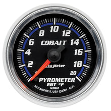 Load image into Gallery viewer, AutoMeter 6145 Cobalt Electric Pyrometer Gauge Kit