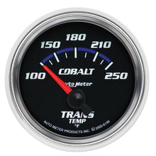 Load image into Gallery viewer, AutoMeter 6149 Cobalt Electric Transmission Temperature Gauge