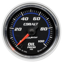 Load image into Gallery viewer, AutoMeter 6153 Cobalt Electric Oil Pressure Gauge