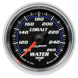 AutoMeter 6155 Cobalt Electric Water Temperature Gauge