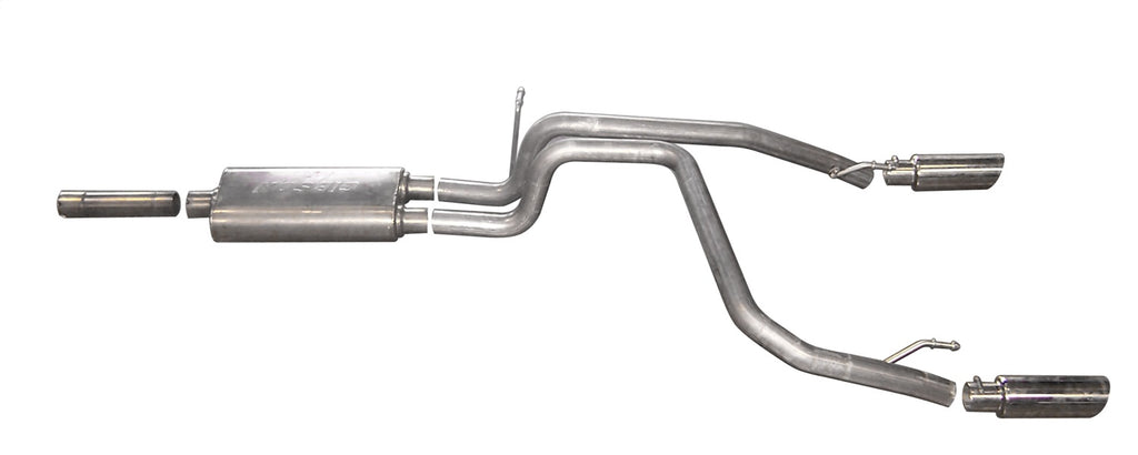 Gibson Performance 616005 Cat-Back Dual Split Exhaust System Fits 07-09 Nitro