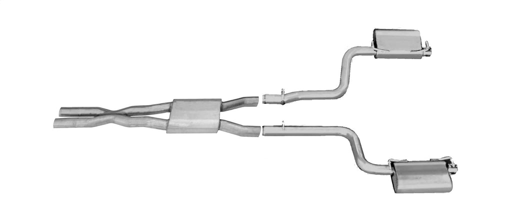 Gibson Performance 617007 Cat-Back Dual Split Exhaust System Fits Challenger