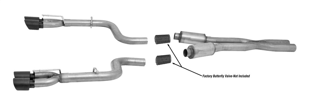 Gibson Performance 617010-B Cat-Back Dual Exhaust System Fits 15-23 Challenger