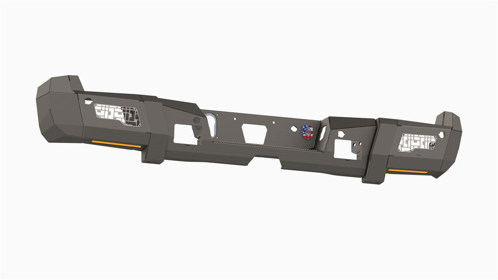 Road Armor 6172DR-A0-P2-MD-BH Identity Rear Bumper Full Kit