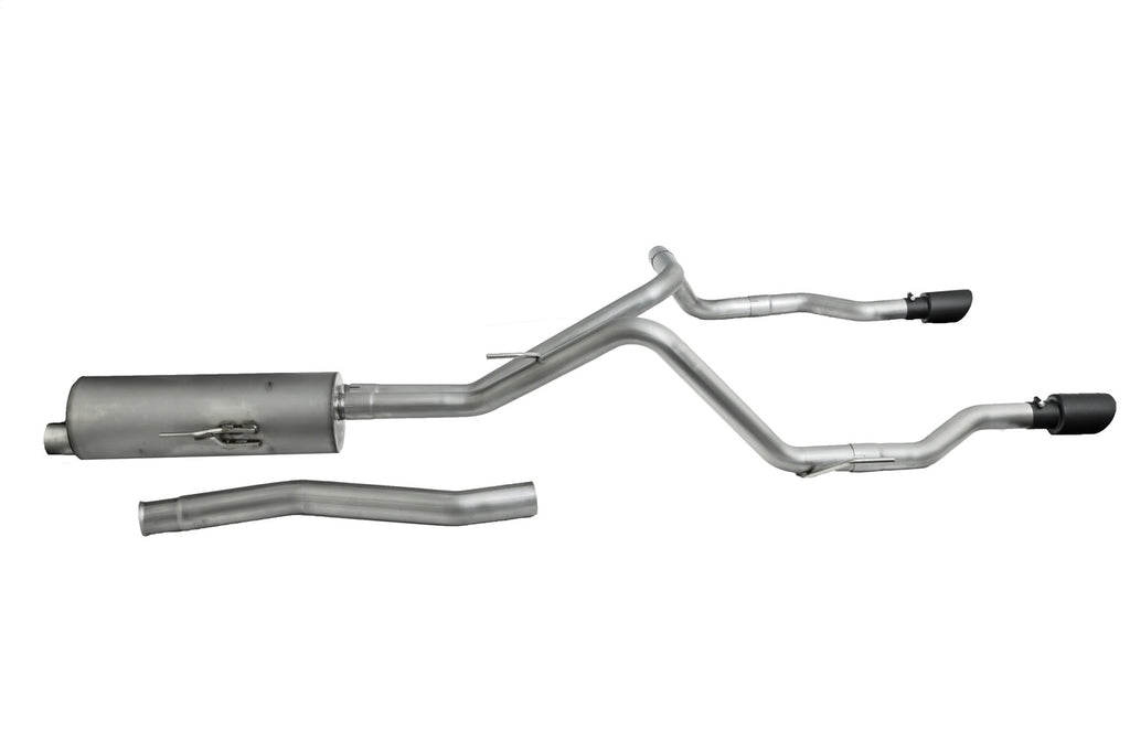 Gibson Performance 617410B Black Elite Cat-Back Dual Split Exhaust System