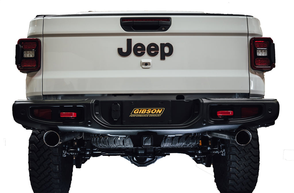 Gibson Performance 617410 Cat-Back Dual Split Exhaust System Fits Gladiator