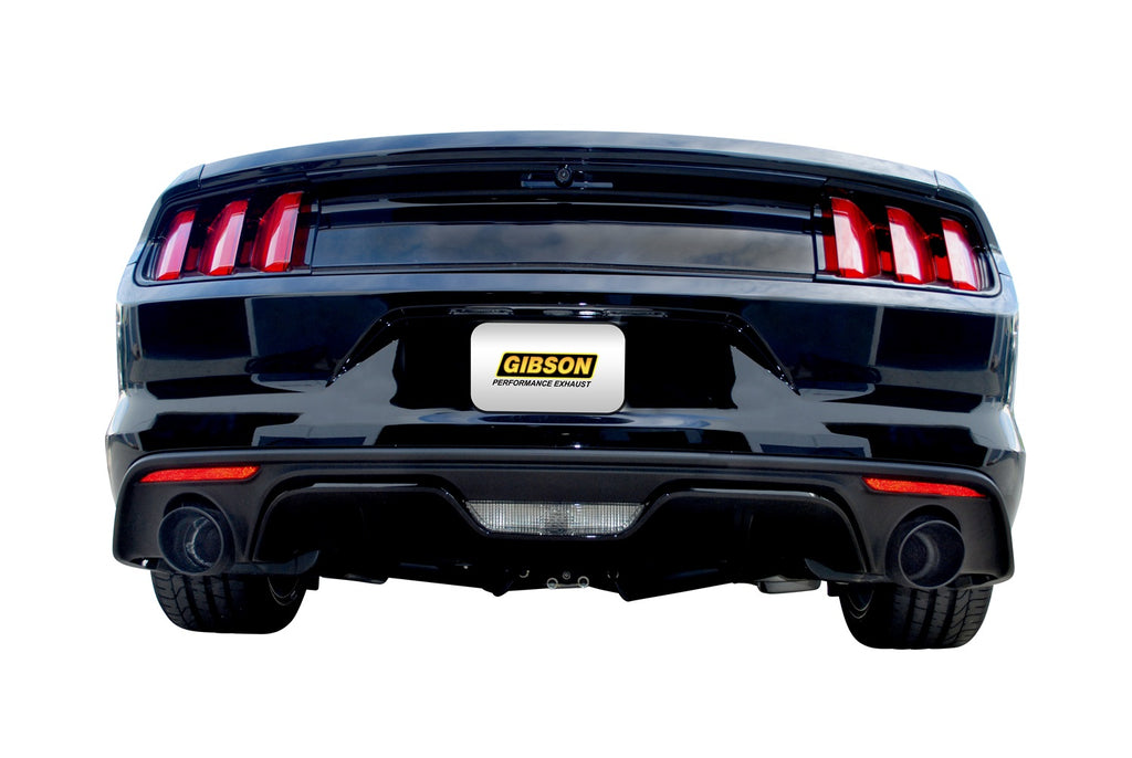 Gibson Performance 619014-B Cat-Back Dual Split Exhaust System Fits Mustang