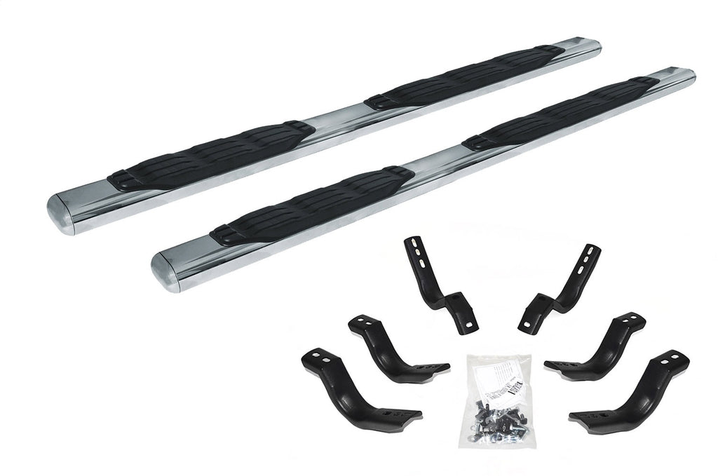 Go Rhino 105441580PS 5 in. 1000 Series Side Steps w/Mounting Brackets Kit