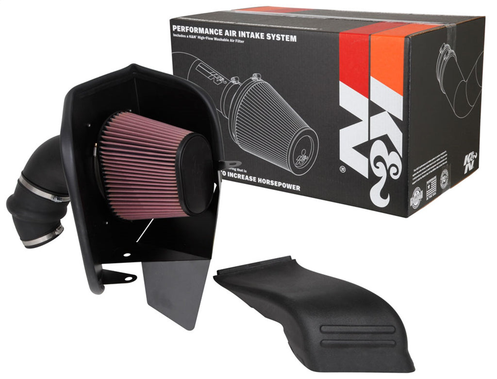 K&N Filters 63-1583 Performance Air Intake System Fits 19-24 2500 3500