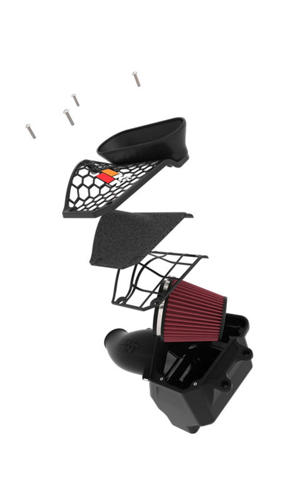 K&N Filters 63-1588 Performance Air Intake System Fits 21-24 Wrangler (JL)