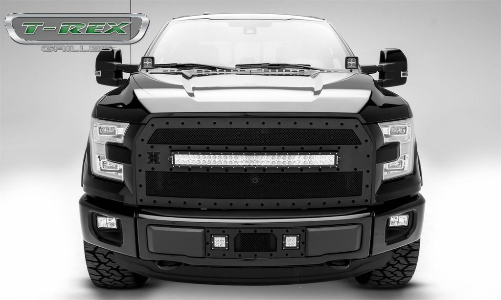 T-Rex Grilles 6315741-BR Stealth Torch Series LED Light Grille Fits 15-17 F-150