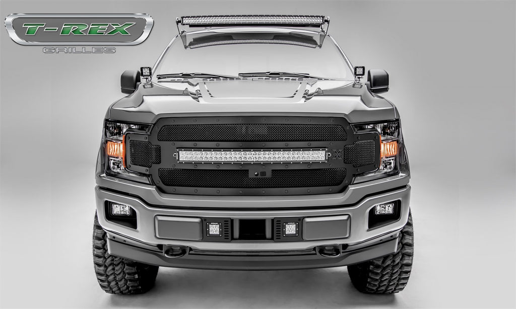 T-Rex Grilles 6315751-BR Stealth Torch Series LED Light Grille Fits 18-20 F-150