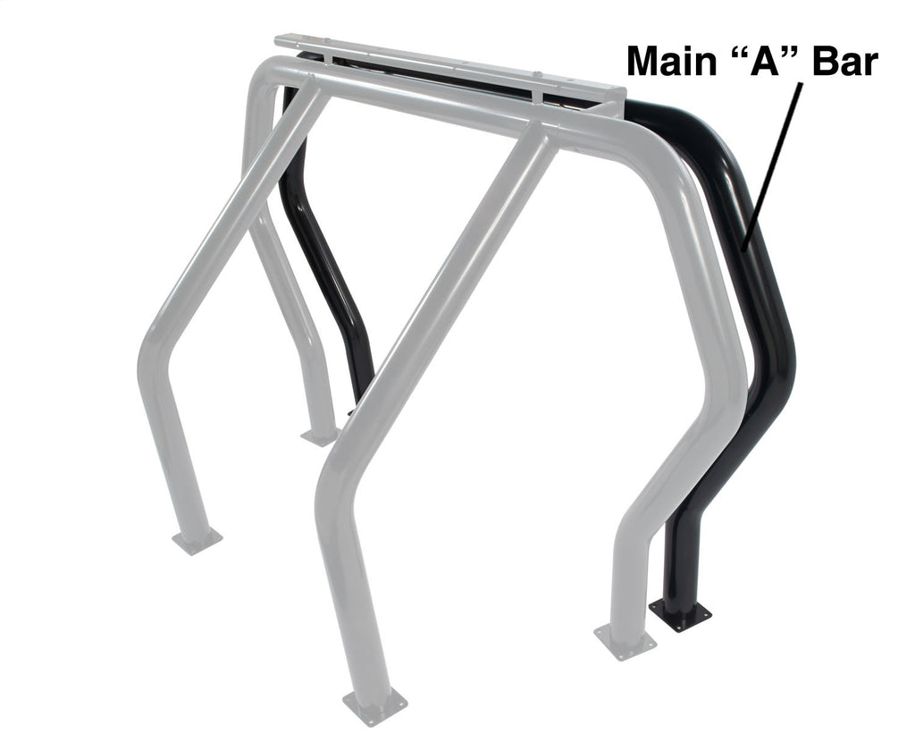 Go Rhino 98001B Bed Bar Component - A Bar Fits 04-14 F-150