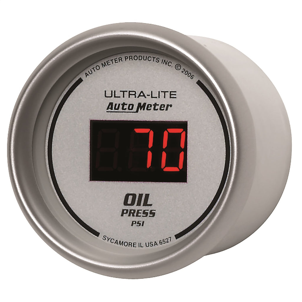 AutoMeter 6527 Ultra-Lite Digital Oil Pressure Gauge