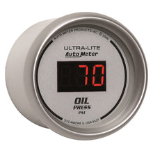 Load image into Gallery viewer, AutoMeter 6527 Ultra-Lite Digital Oil Pressure Gauge