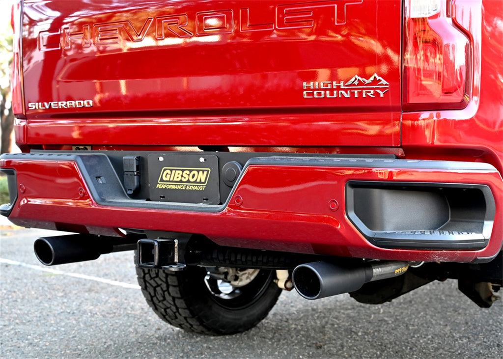 Gibson Performance 65713B Black Elite Cat-Back Dual Split Exhaust System