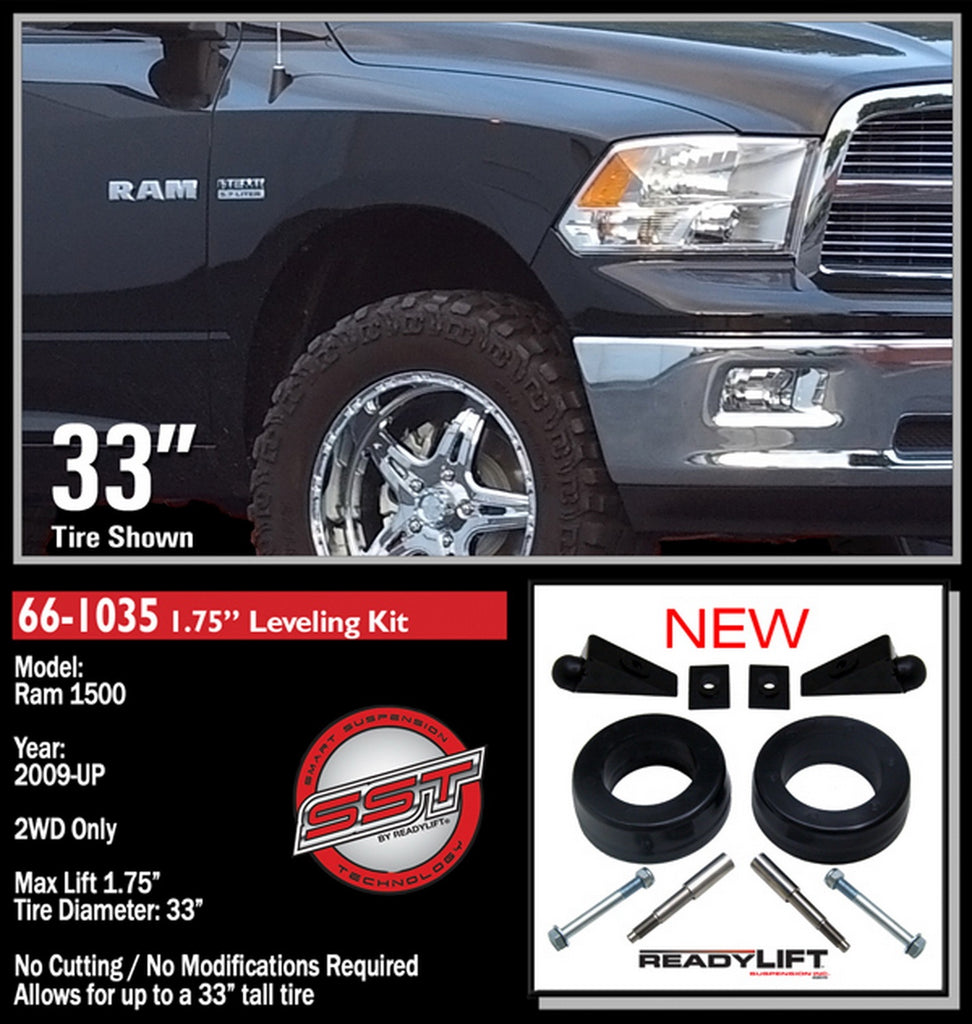 ReadyLift 66-1035 Front Leveling Kit Fits 09-11 1500 Ram 1500