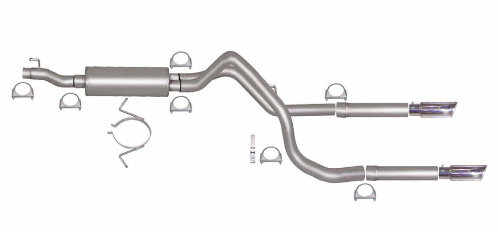 Gibson Performance 66549 Cat-Back Dual Split Exhaust System Fits 06-08 Ram 1500