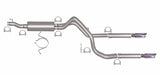 Gibson Performance 66549 Cat-Back Dual Split Exhaust System Fits 06-08 Ram 1500