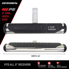 Load image into Gallery viewer, Go Rhino 460PS 4 in. Oval Hitch Step