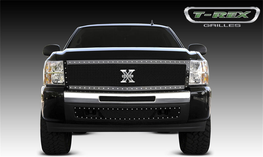 T-Rex Grilles 6711111 X-Metal Series Studded Mesh Grille Fits Silverado 1500