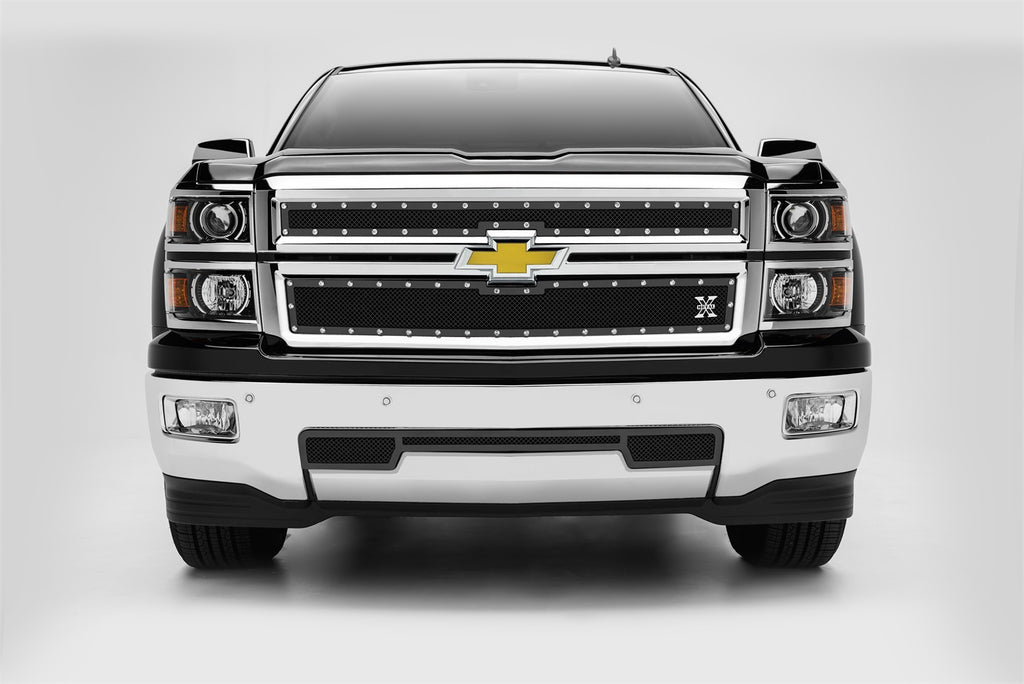 T-Rex Grilles 6711201 X-Metal Series Studded Mesh Grille Overlay