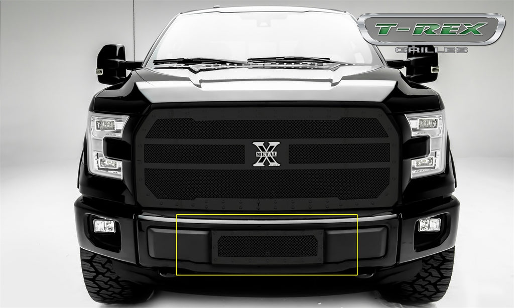 T-Rex Grilles 6725741-BR Stealth X-Metal Series Mesh Bumper Grille Fits F-150