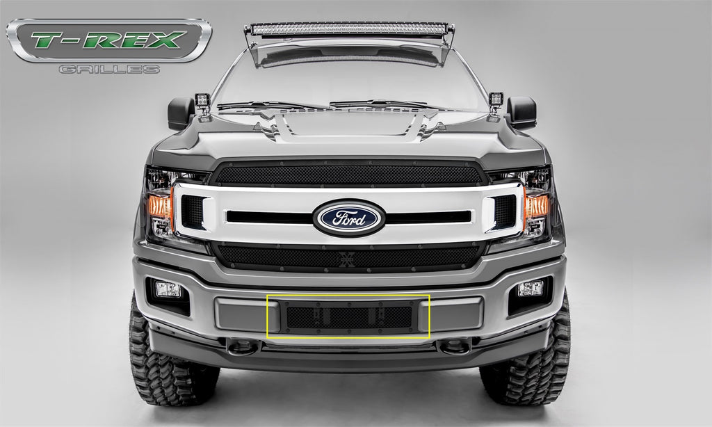 T-Rex Grilles 6725791-BR Stealth X- Metal Series Bumper Grille Fits 18-20 F-150