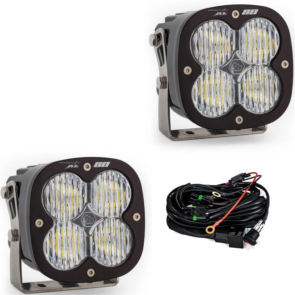 Baja Design 677805 LED Light Pods Wide Cornering Pattern Pair XL80 Series