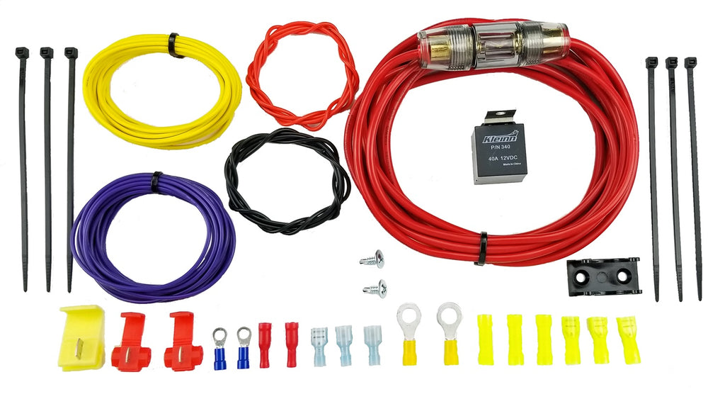 Kleinn Automotive Air Horns 6858 Compressor Wiring Kit