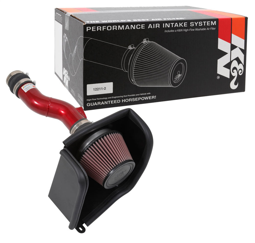 K&N Filters 69-1504TR Typhoon Cold Air Induction Kit Fits 17-19 Civic
