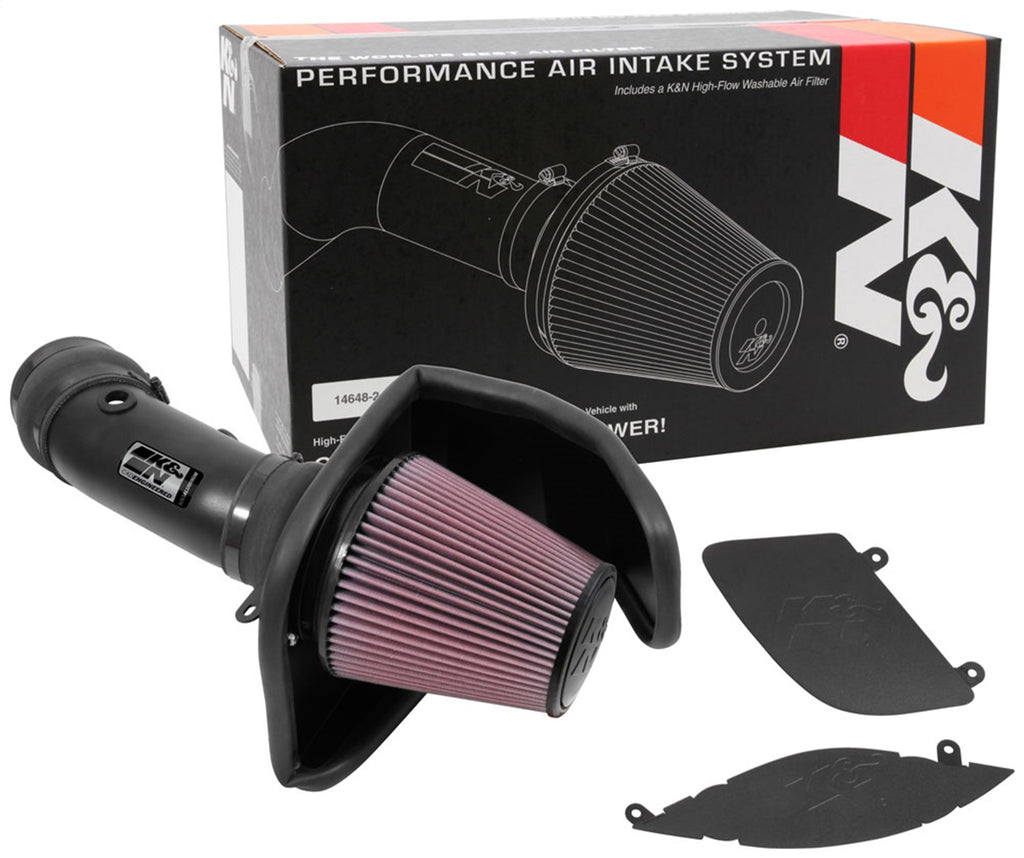 K&N Filters 69-2553TTK Typhoon Cold Air Induction Kit Fits Challenger Charger