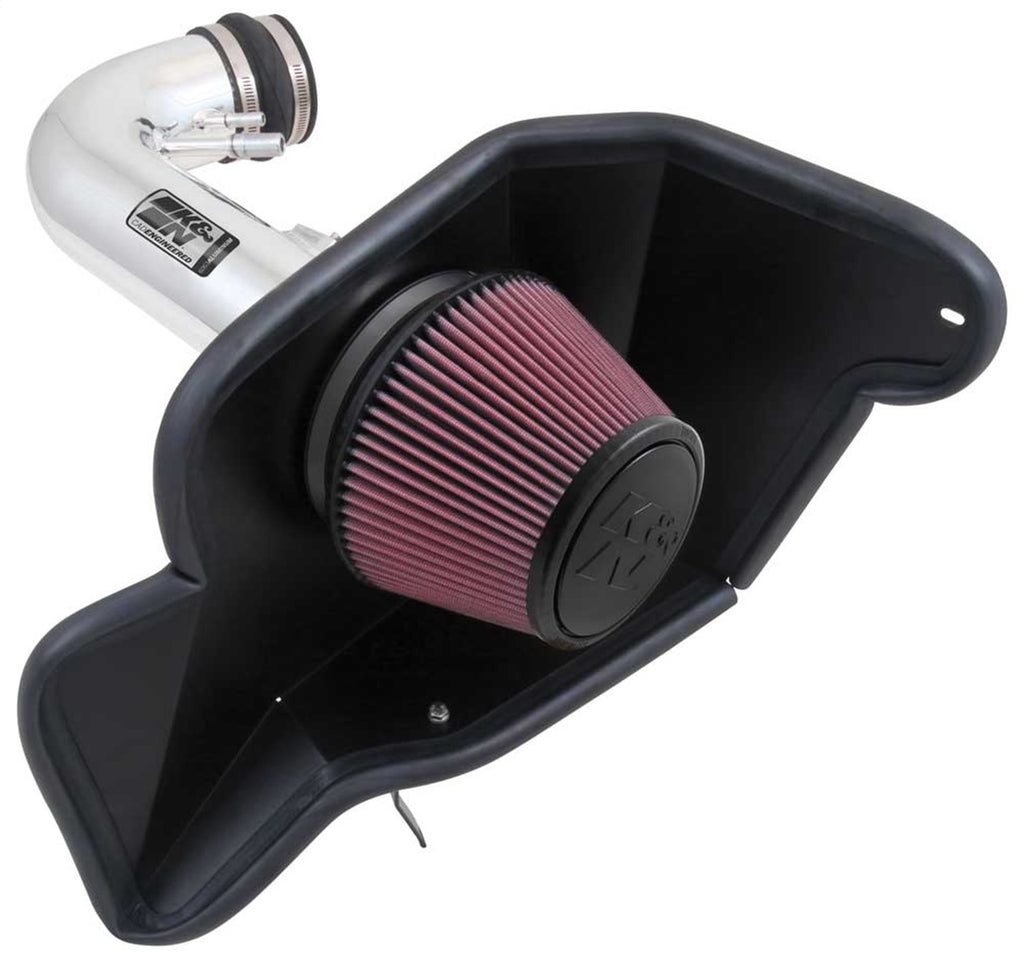 K&N Filters 69-3535TP Typhoon Cold Air Induction Kit Fits 15-17 Mustang