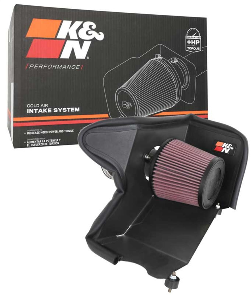 K&N Filters 69-5327TC Performance Air Intake System Fits 21-25 Elantra