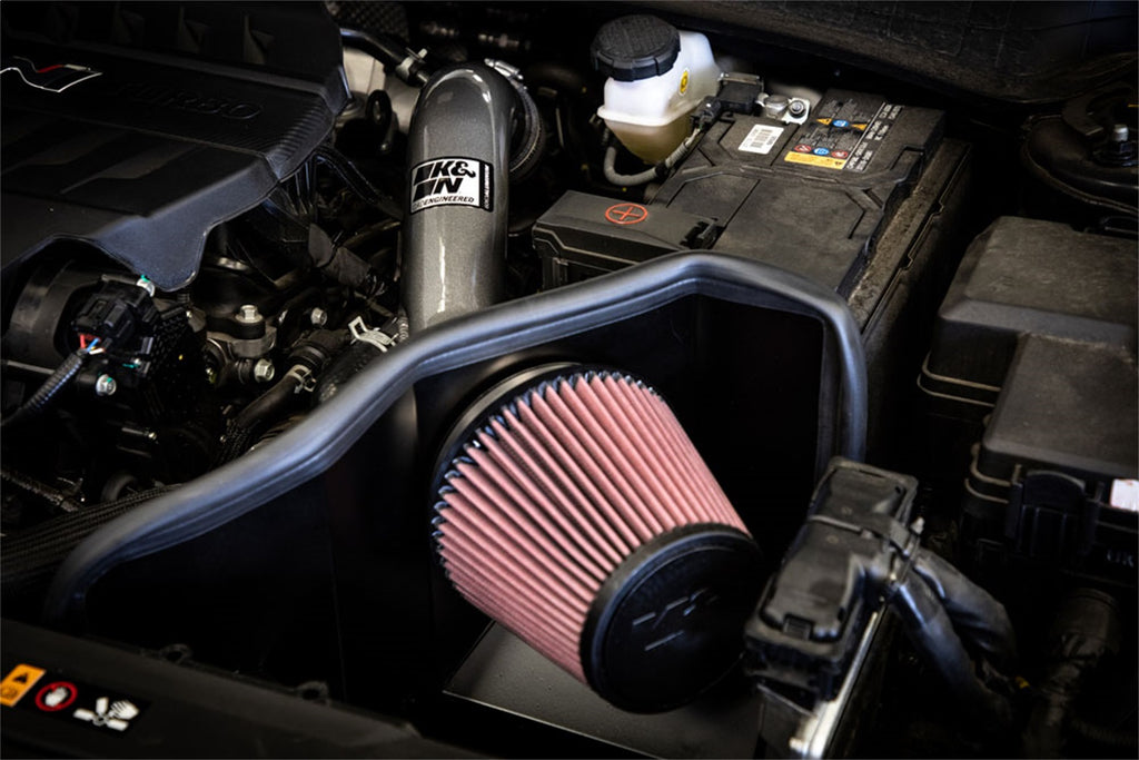 K&N Filters 69-5329TC Performance Air Intake System Fits 22-24 Elantra N