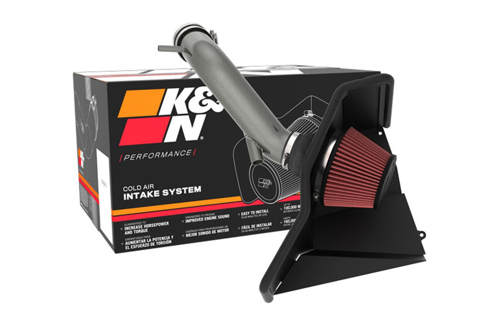 K&N Filters 69-5329TC Performance Air Intake System Fits 22-24 Elantra N
