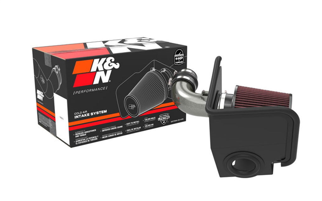 K&N Filters 69-6036TC Performance Air Intake System Fits 21-24 3