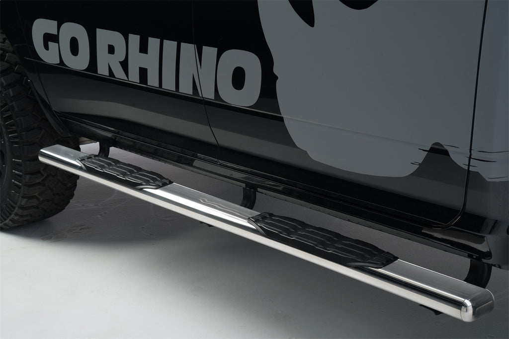Go Rhino 105439987PS 5 in. 1000 Series Side Steps w/Mounting Brackets Kit