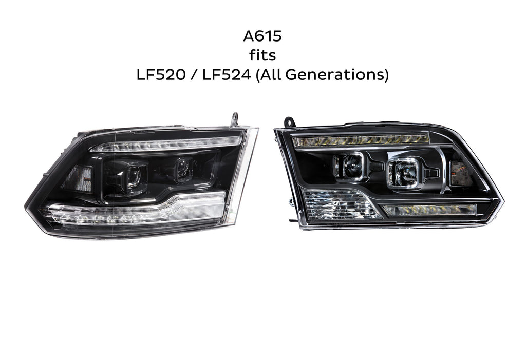 Morimoto A620 Smoked Sidemarkers LF523 / LF525 All Gens Set