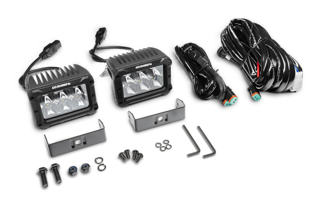 Go Rhino 753003023SBS Bright Series - LED Spot Light Kit