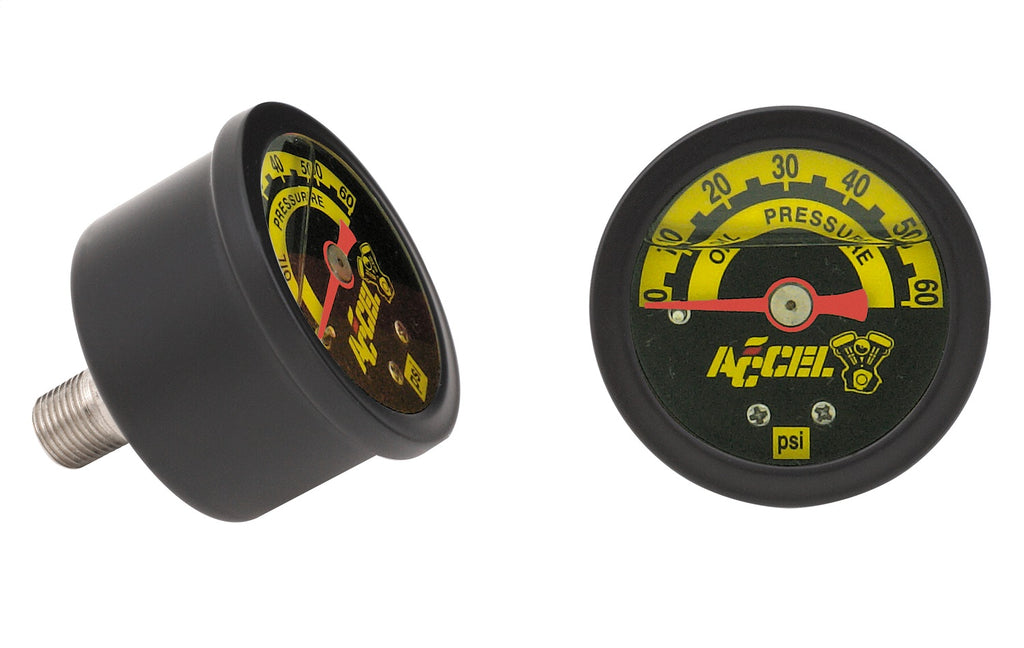 ACCEL 7121B Oil Pressure Gauge