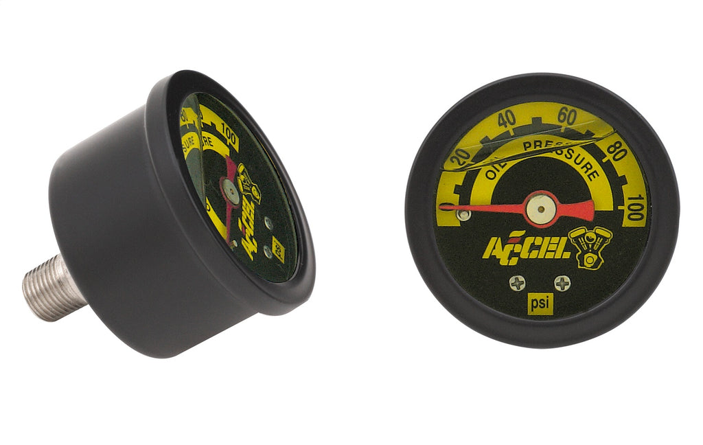 ACCEL 7122B Oil Pressure Gauge