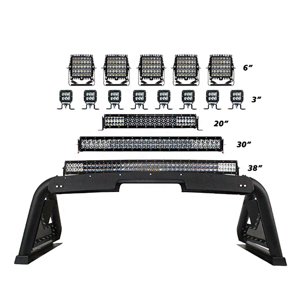 Go Rhino 915600T Sport Bar 2.0 Fits 15-23 Canyon Colorado Tacoma