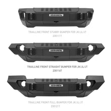 Load image into Gallery viewer, Go Rhino 230116T Trailline Front Straight Bumper